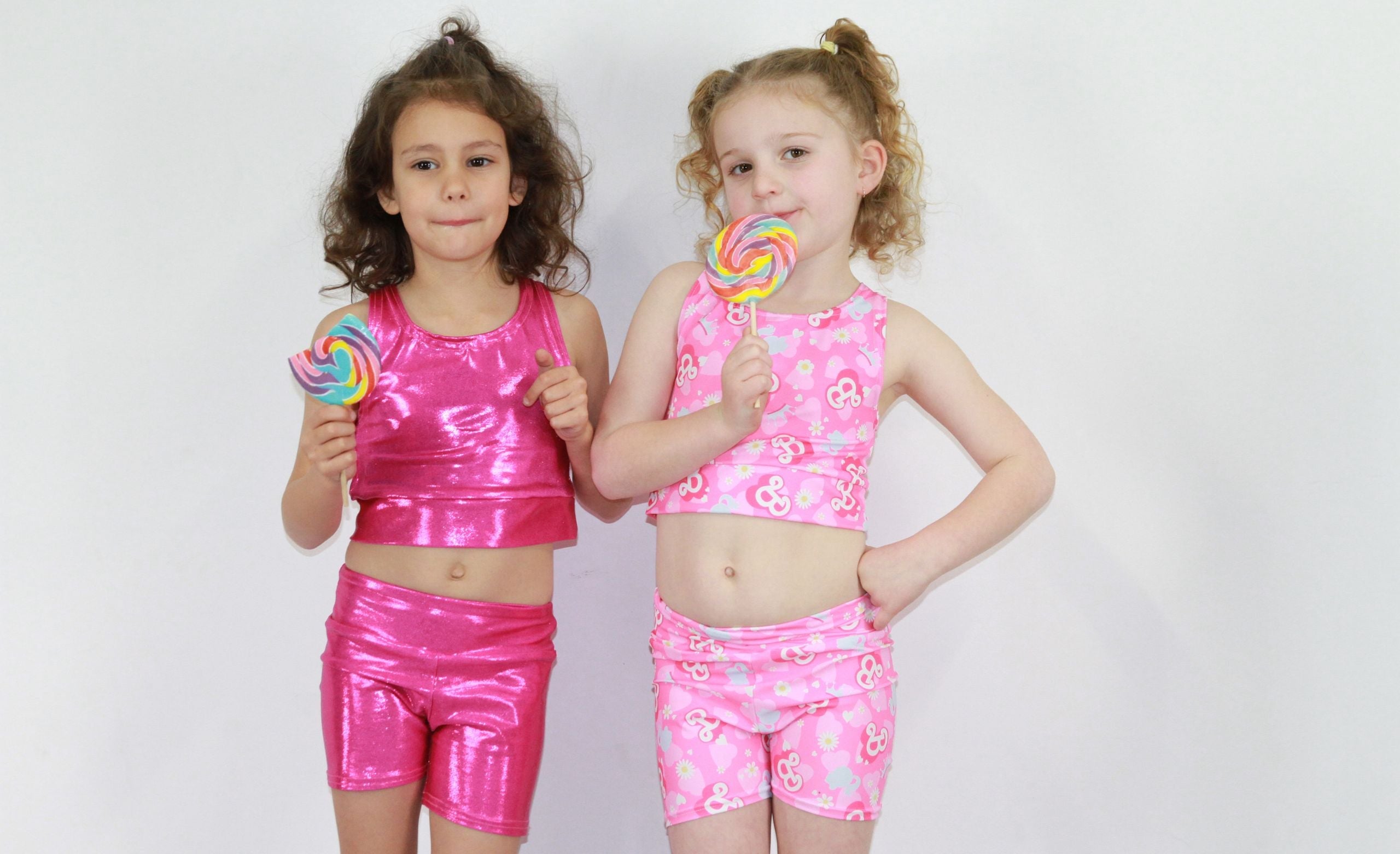 Girls Active Bike Shorts Gymnastics dance wear kids