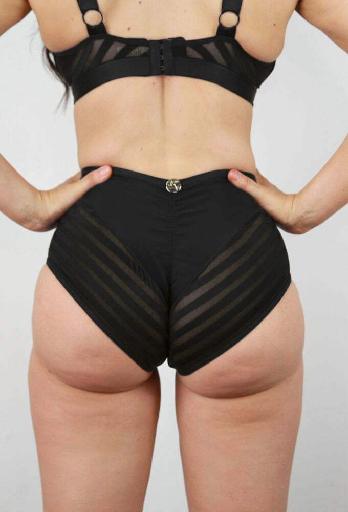 Alexis Mid Waist Booty Short – BLACK | Pole Wear