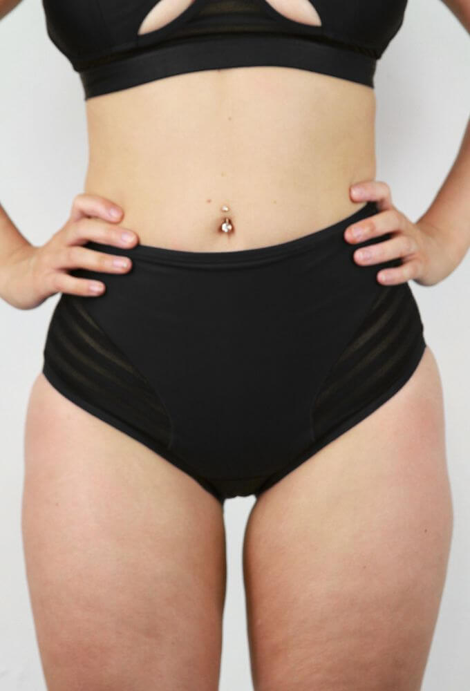 Alexis Mid Waist Booty Short – BLACK | Pole Wear