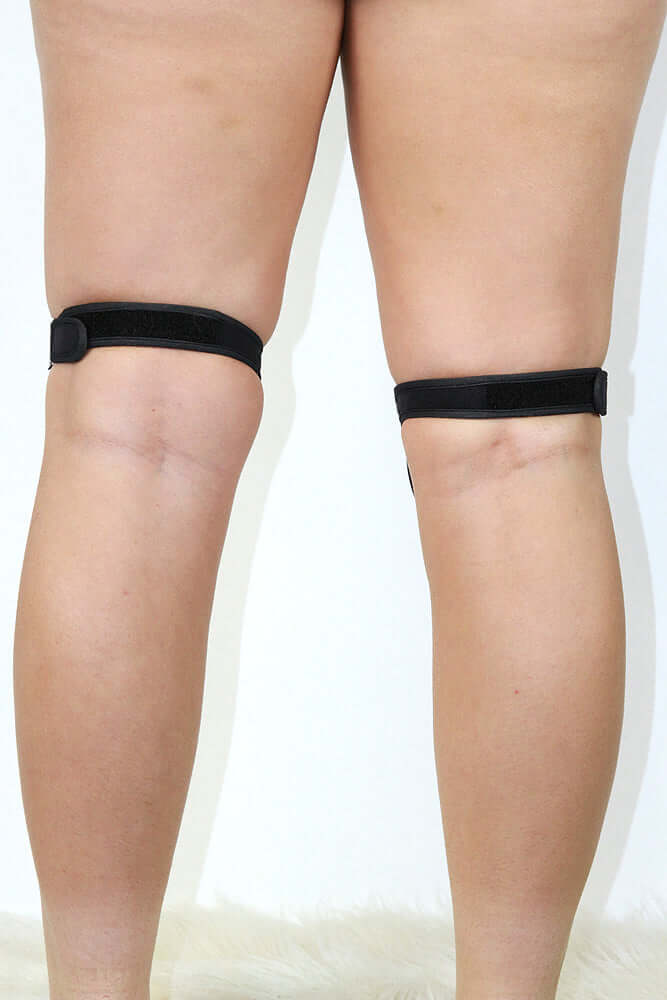 Gel Grip Single Strap Dance Knee Pads – BLACK rarr designs pole dance