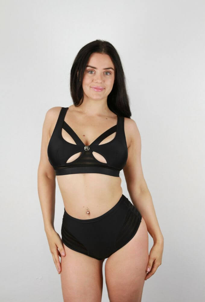 Alexis Mid Waist Booty Short – BLACK | Pole Wear