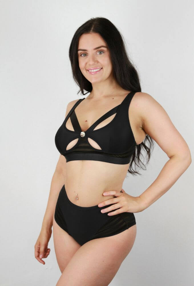 Alexis Mid Waist Booty Short – BLACK | Pole Wear