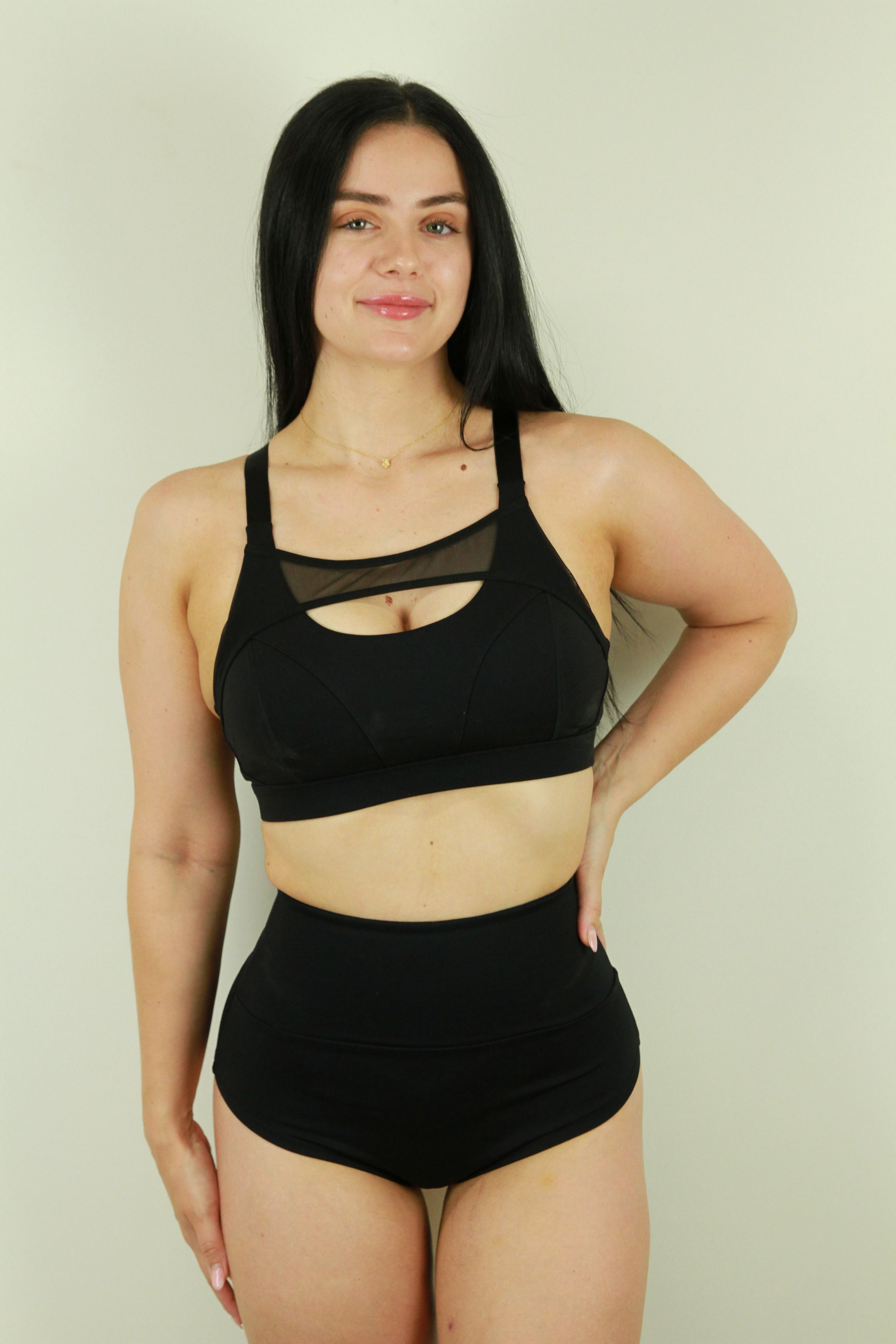 Matte Black SUPER High Waist Short