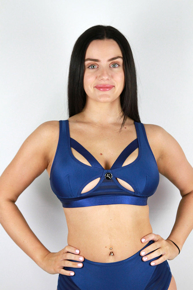 Alexis Butterfly Bralette – NAVY