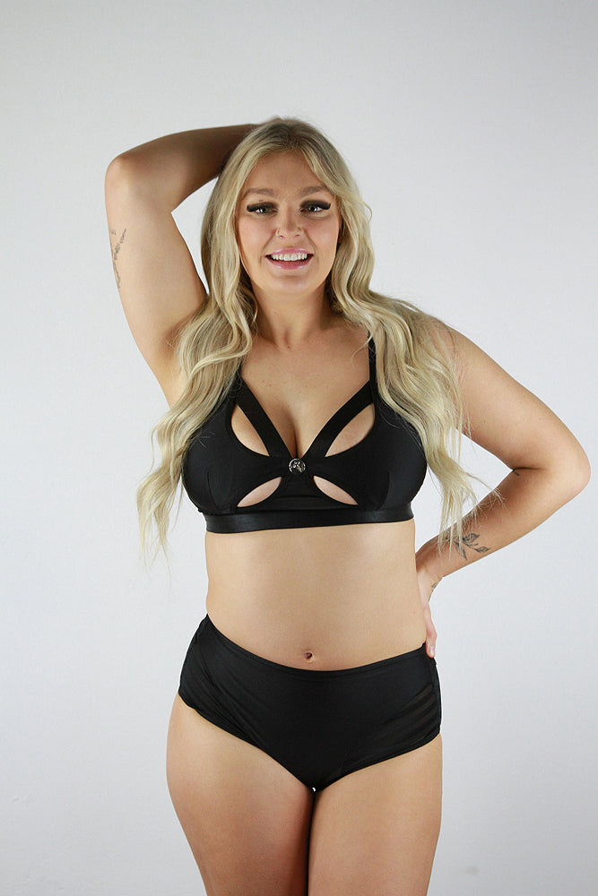 Alexis Butterfly Bralette – BLACK
