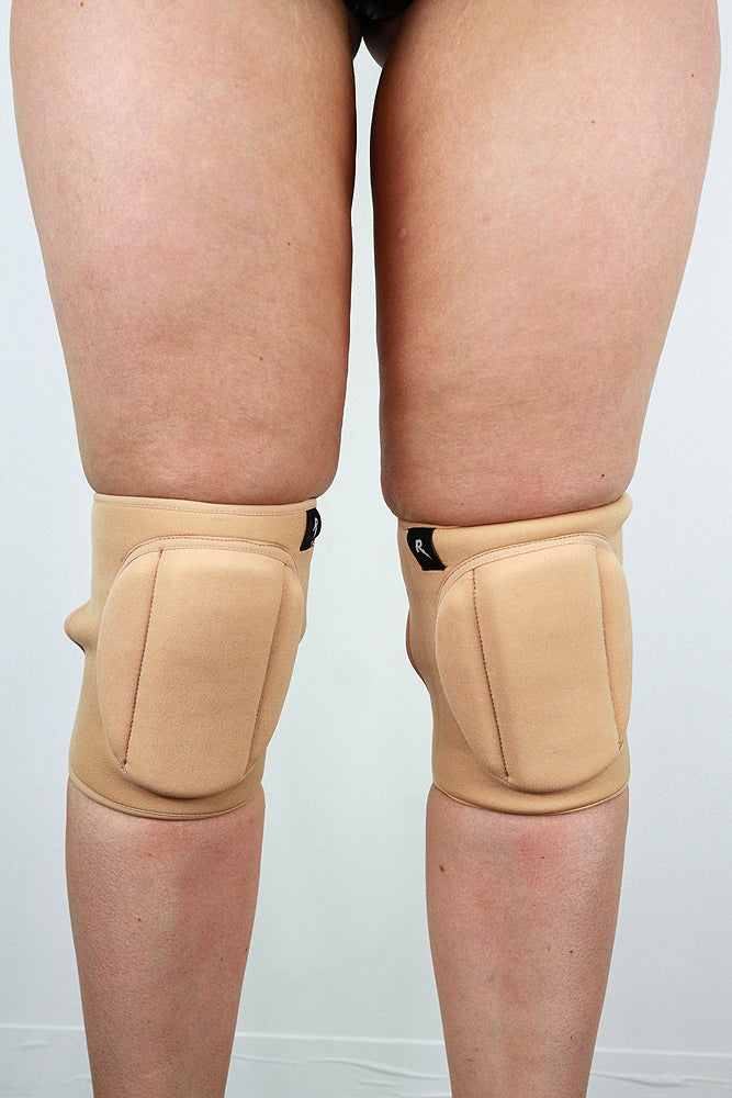 Basic Knee Pads – BEIGE/NUDE – For Pole, Dance & Floorwork – Rarr Designs