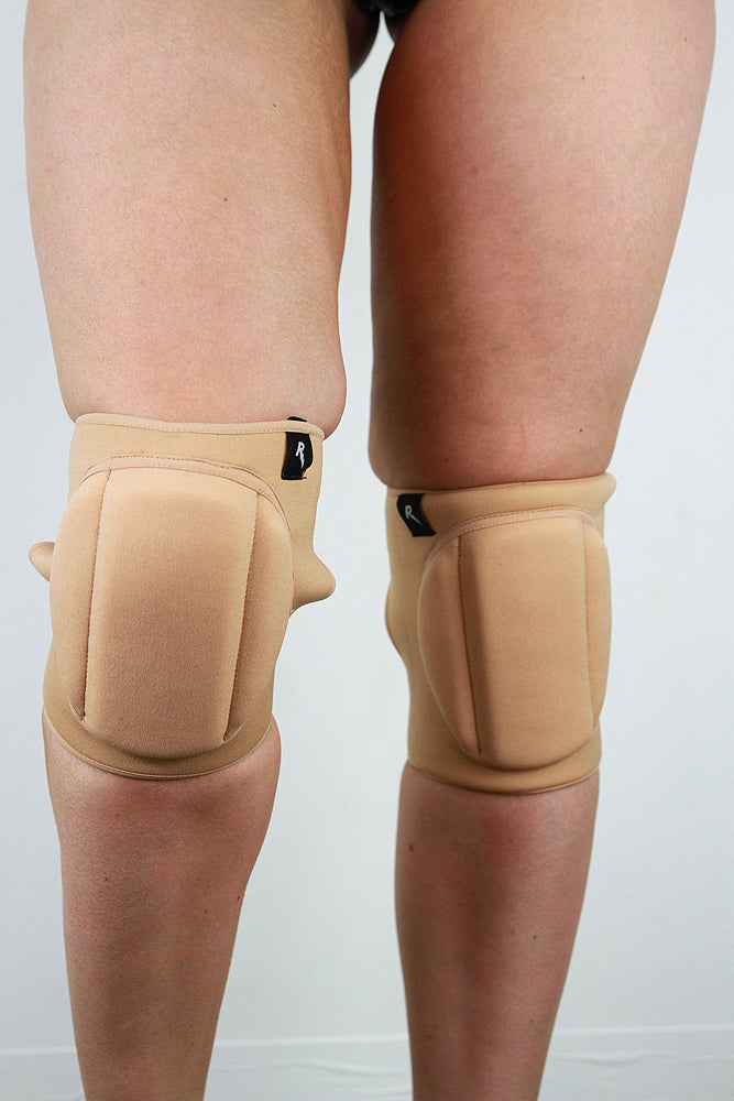 Basic Knee Pads – BEIGE/NUDE – For Pole, Dance & Floorwork – Rarr Designs