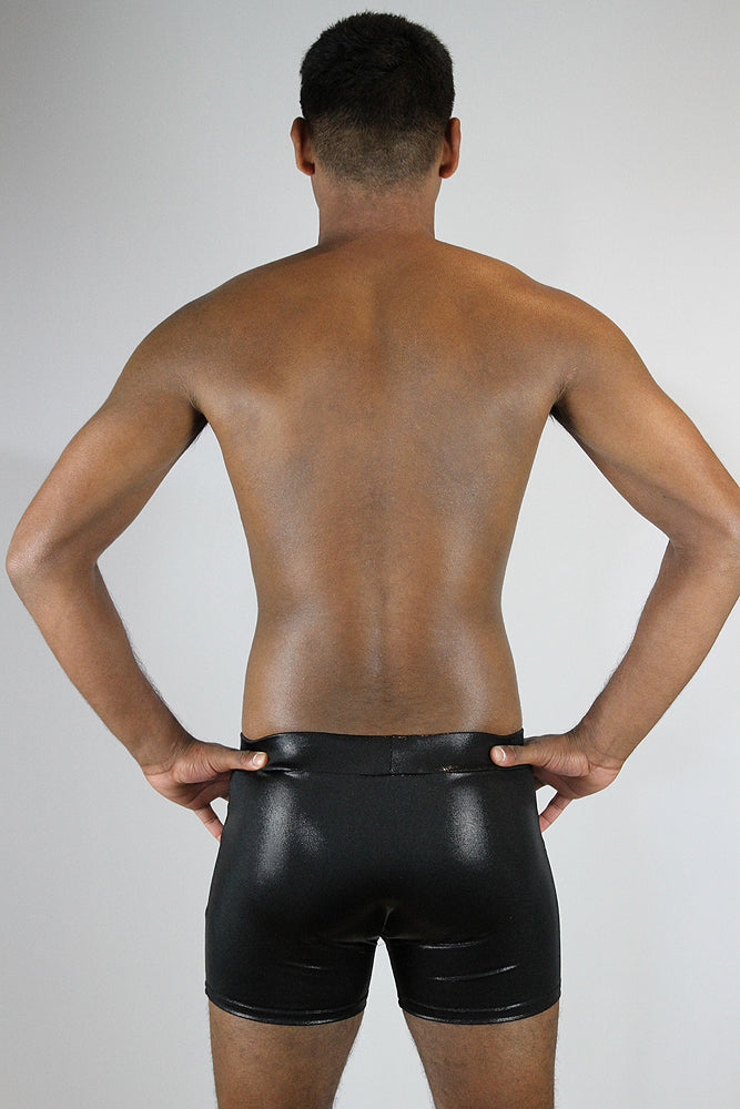 Black Sparkle Pole Short Mens Polewear – Rarr Designs