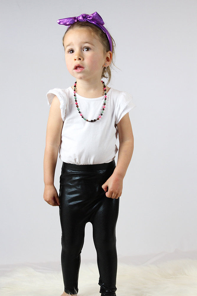 Black Sparkle Sparkle Baby Leggings | Tights – Rarr Designs