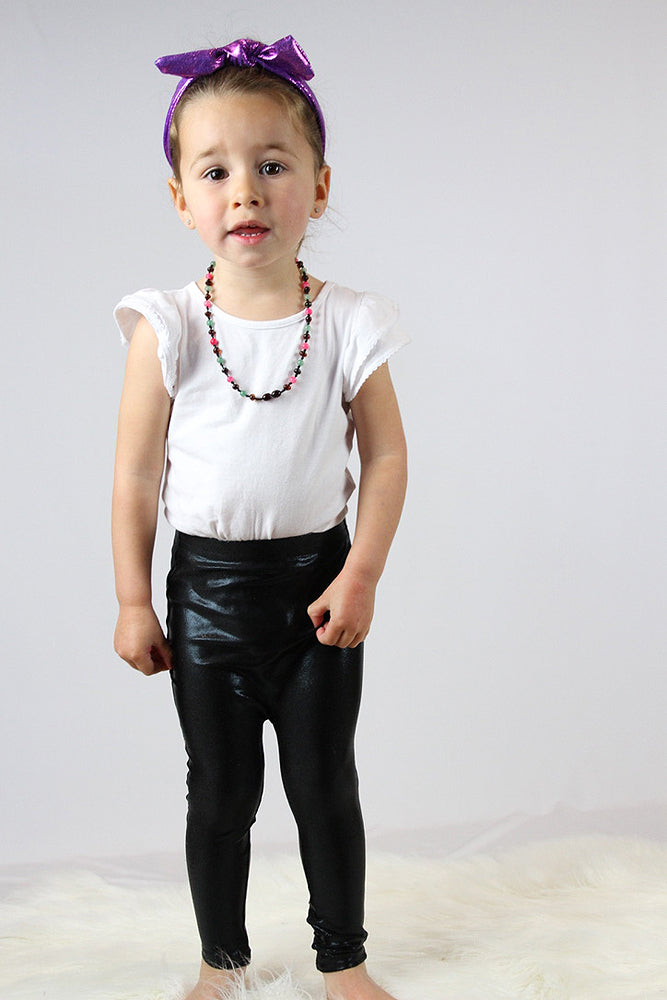 Black Sparkle Sparkle Baby Leggings | Tights – Rarr Designs