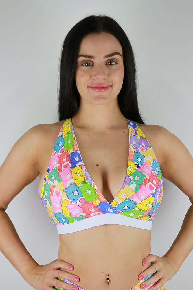 CareBears Push Up Plunge Sports Bra – Rarr Designs