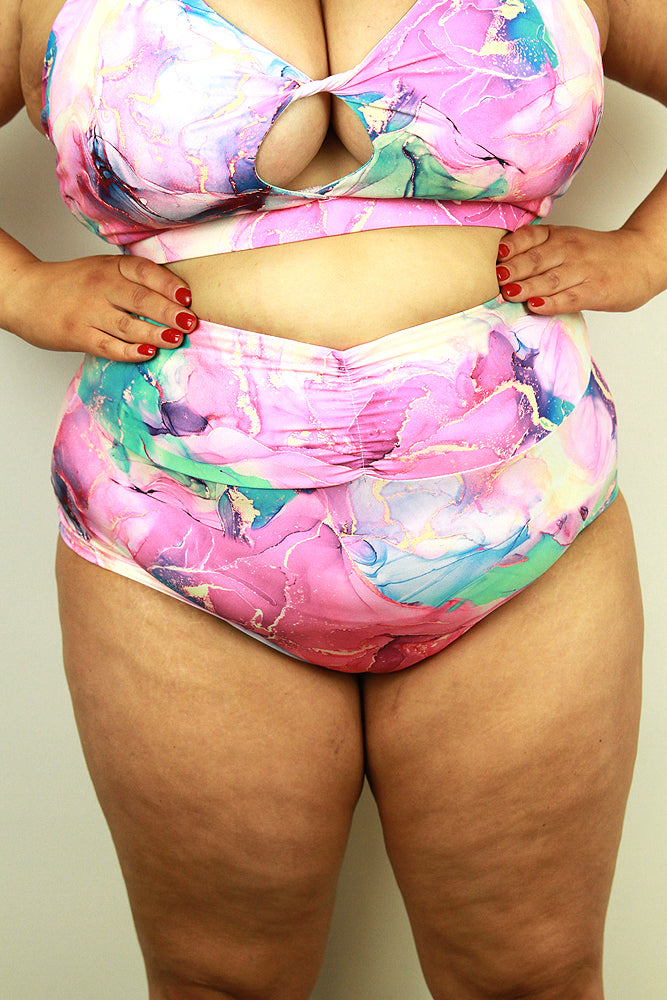 Celestial Plus Size High Waisted Shorts BLISS – Rarr Designs