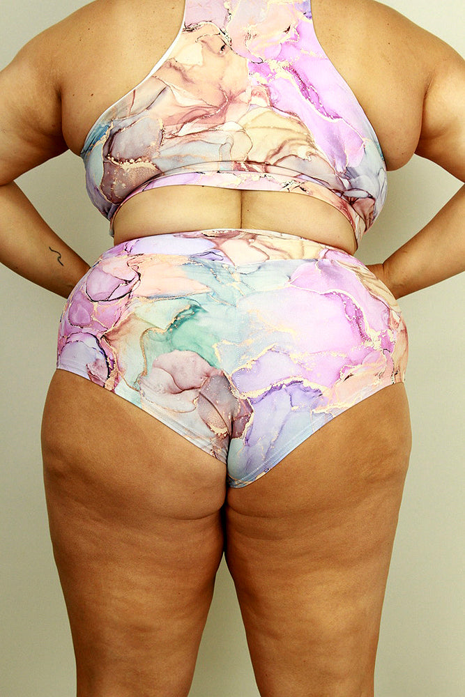 Celestial Plus Size High Waisted Shorts ZEN – Rarr Designs