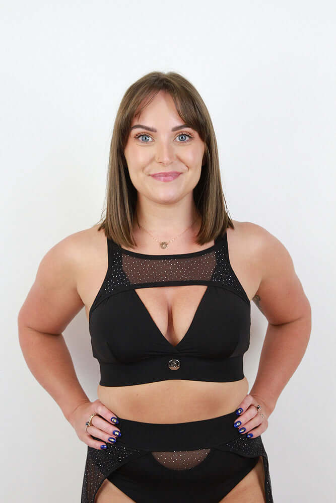 Rarr Designs pole sports bra | supportive pole sports bra | big boob pole wear Australia | pole dance sports bra Australia