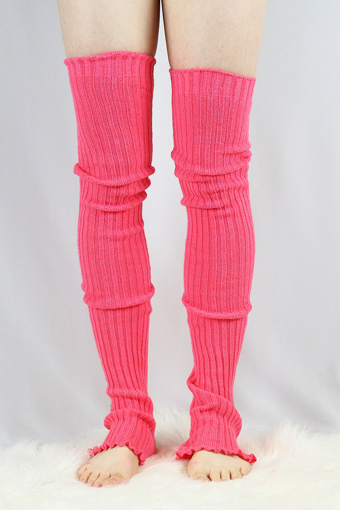 Extra long Stirr-up Knit Legwarmers Watermelon – Rarr Designs