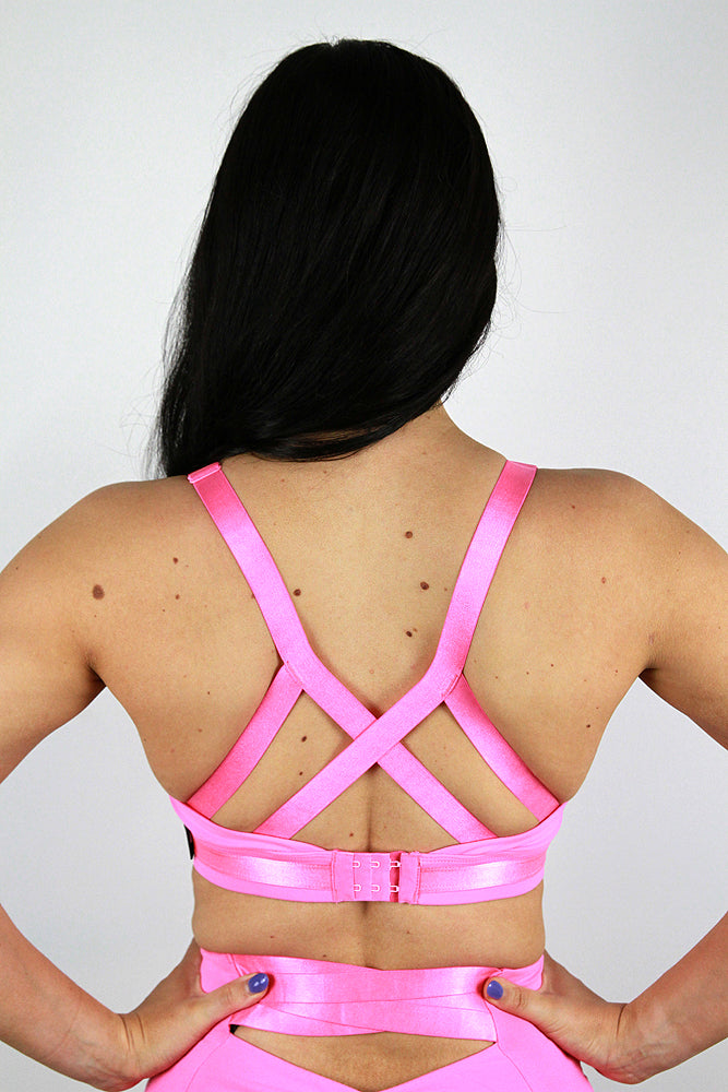 Hamilton Sports Bralette – HOT PINK – Rarr Designs