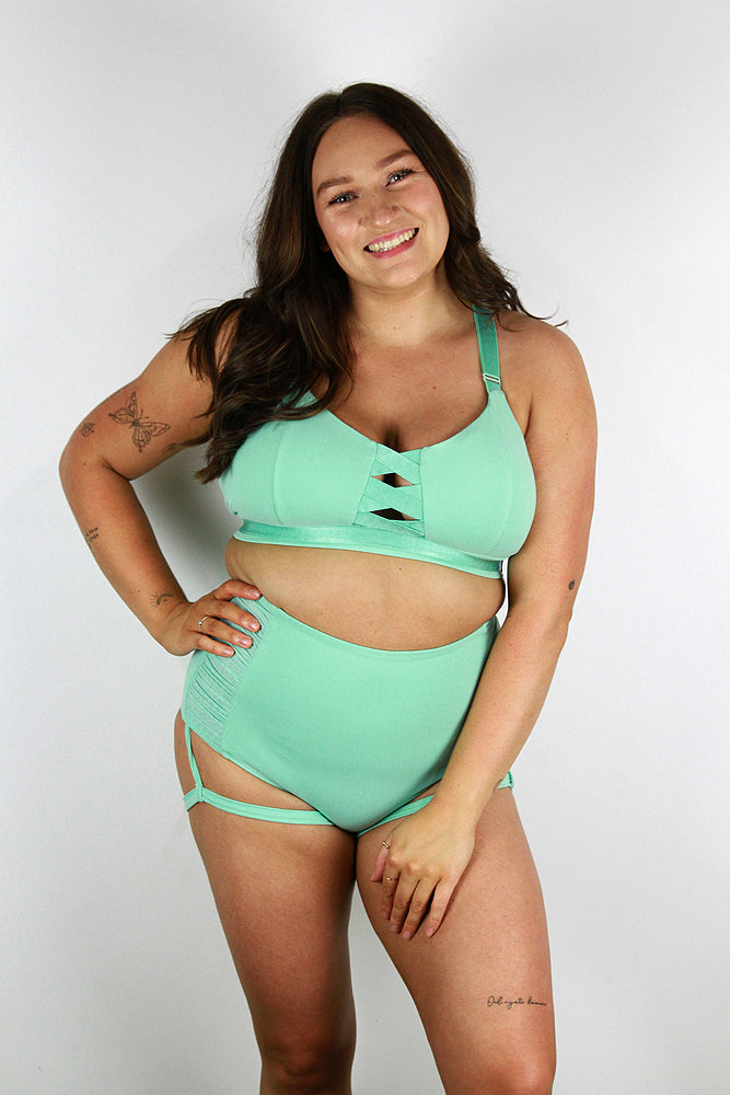Hamilton Sports Bralette – MINT – Rarr Designs