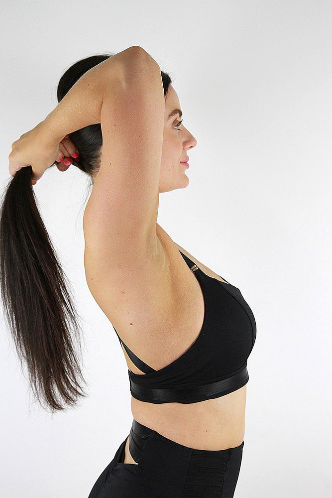 Hamilton Sports Bralette – BLACK – Rarr Designs