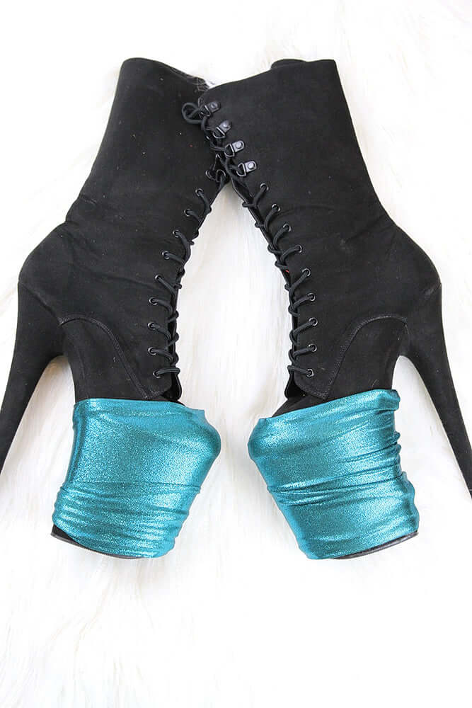 Rarr Designs high heel shoe protector in Jade Sparkle | pole dancing accessories Australia