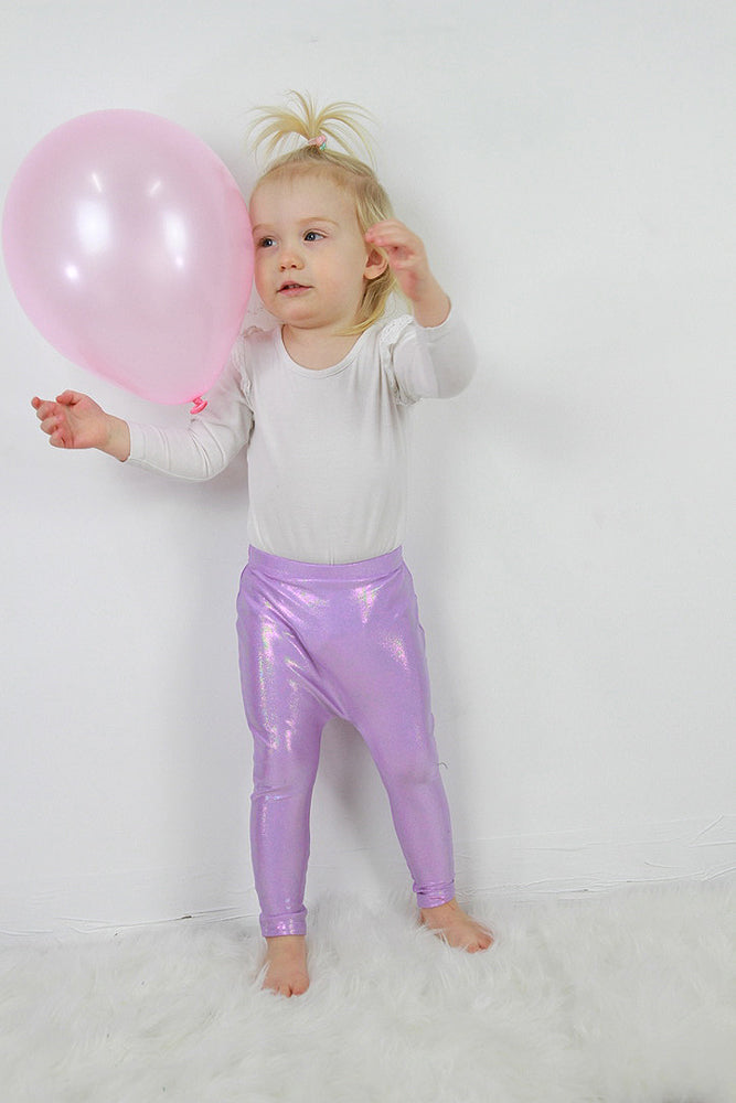 Lilac Sparkle Baby Leggings | Tights – Rarr Designs