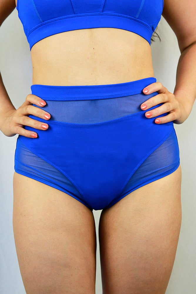 Maddox Super High Waist Short – COBALT BLUE – Rarr Designs