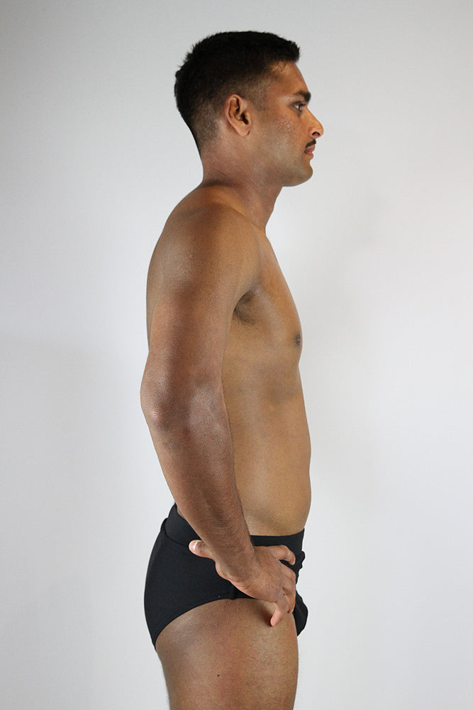 Matte Black Pole Brief Mens Polewear – Rarr Designs