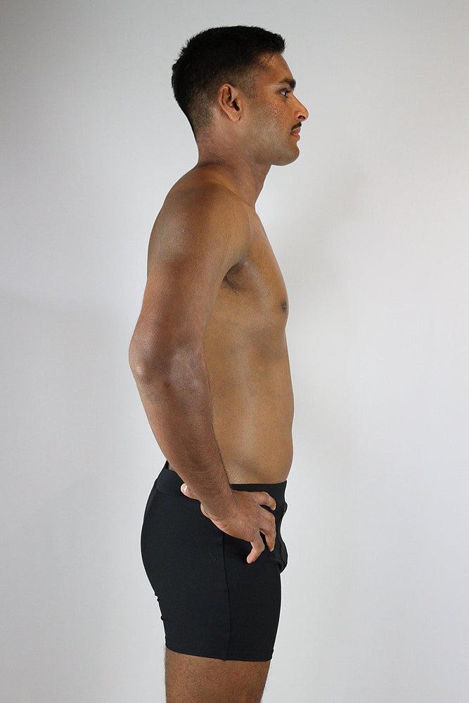 Matte Black Pole Short Mens Polewear – Rarr Designs