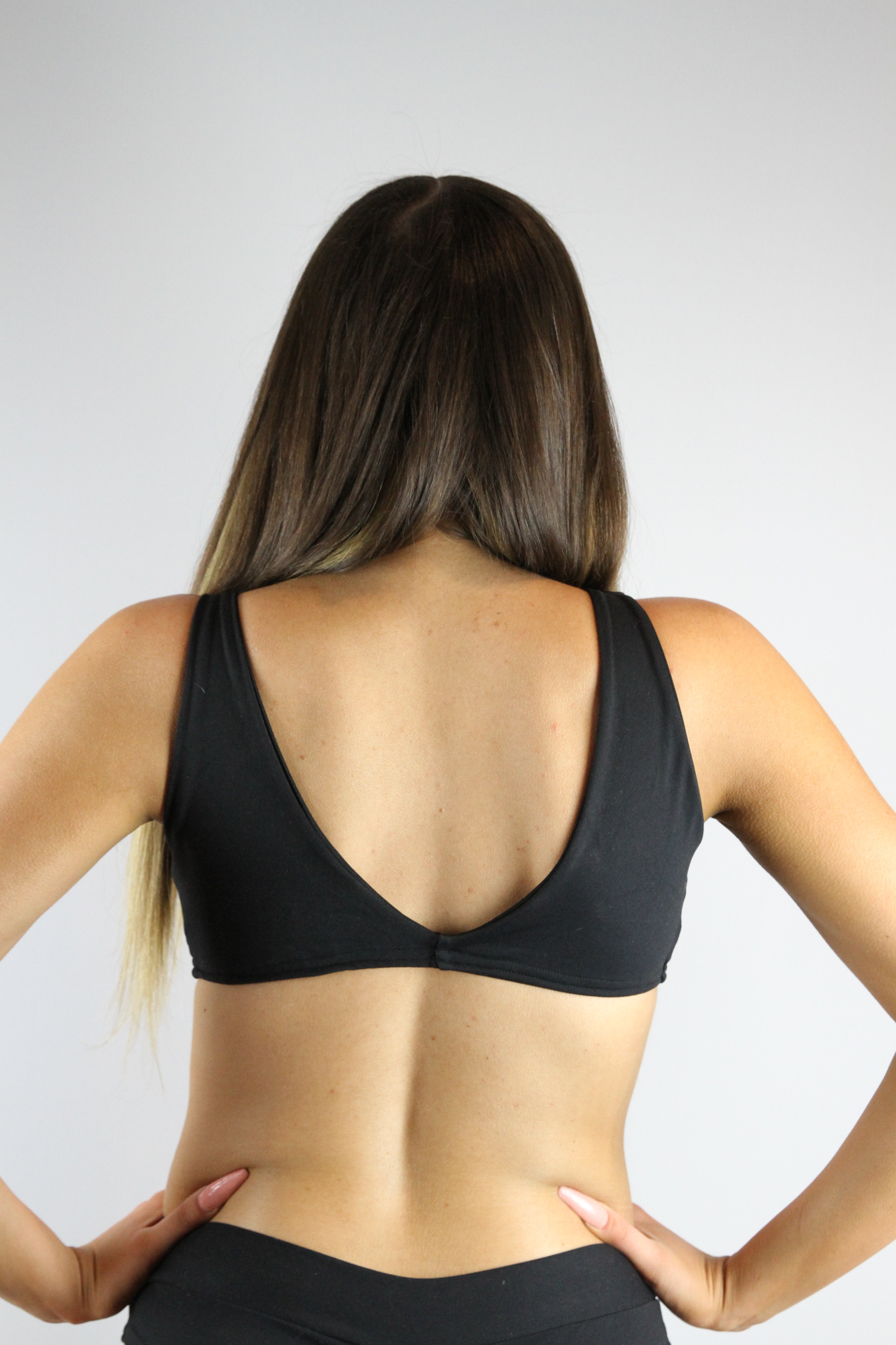Matte Black Tie-up Bralette – Rarr Designs