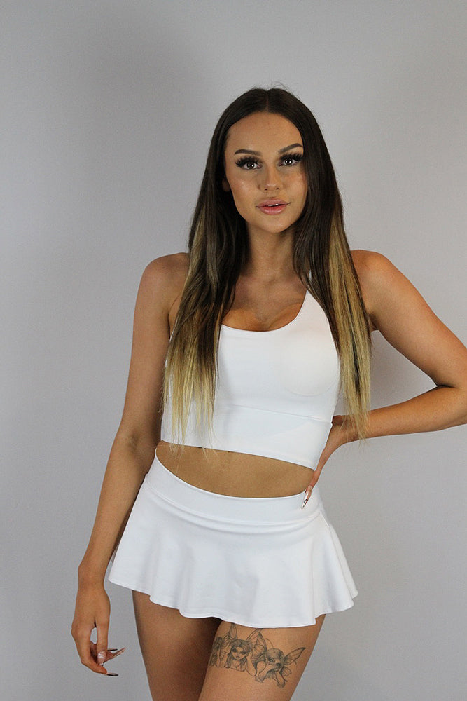 Matte White Dance Skort – Rarr Designs