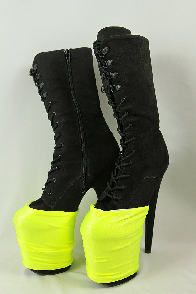 NEON YELLOW SPARKLE High Heel Shoe Protector – Rarr Designs