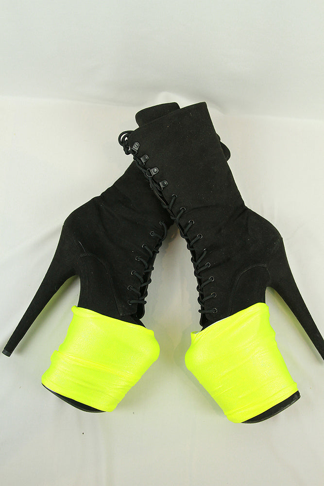 NEON YELLOW SPARKLE High Heel Shoe Protector – Rarr Designs