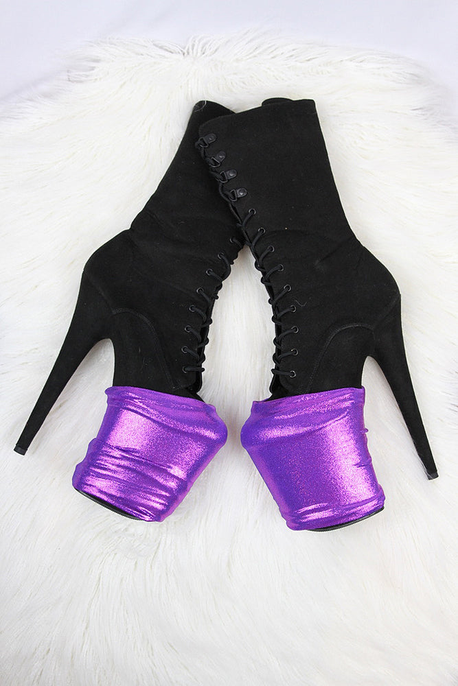PURPLE SPARKLE High Heel Shoe Protector – Rarr Designs