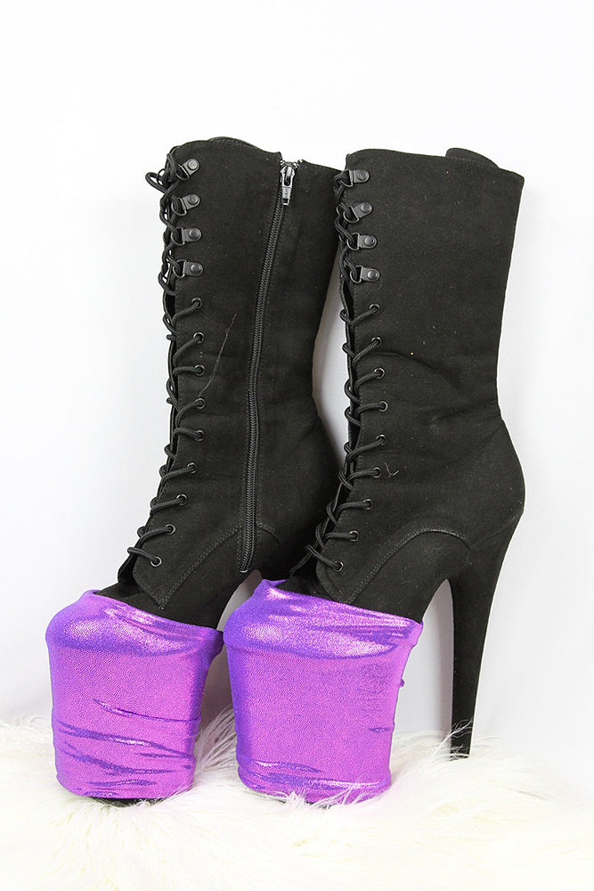 PURPLE SPARKLE High Heel Shoe Protector – Rarr Designs