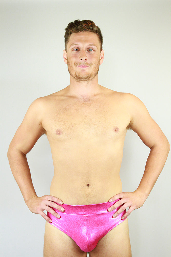 Pink Sparkle Pole Brief Mens Polewear – Rarr Designs