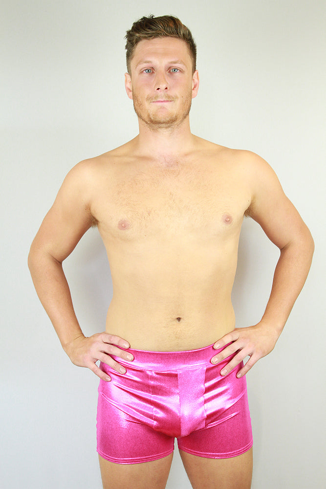 Pink Sparkle Pole Short Mens Polewear – Rarr Designs