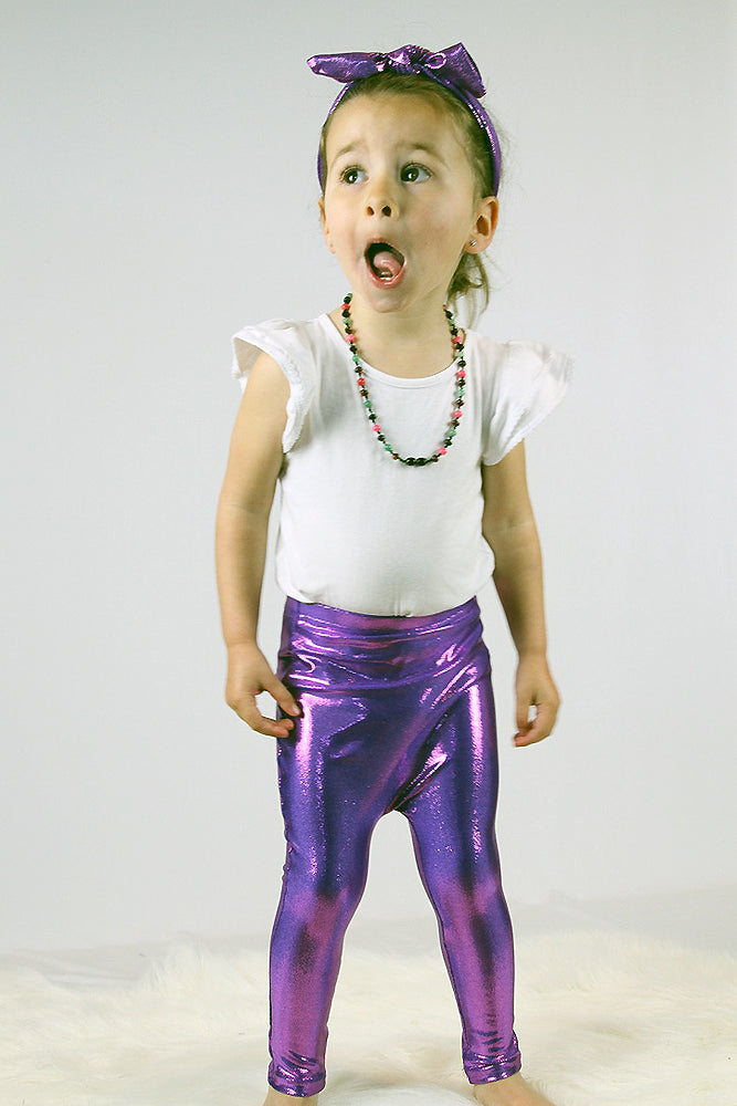 Purple Sparkle Baby Leggings | Tights – Rarr Designs