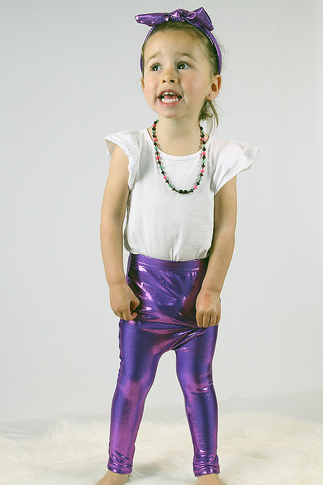Purple Sparkle Baby Leggings | Tights – Rarr Designs