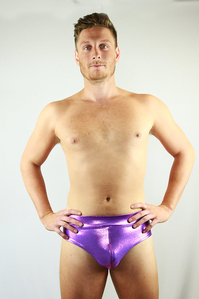 Purple Sparkle Pole Brief Mens Polewear – Rarr Designs