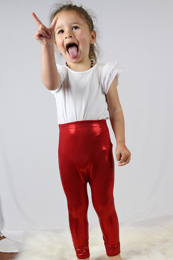 Red Sparkle Baby Leggings | Tights – Rarr Designs