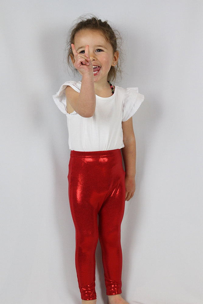 Red Sparkle Baby Leggings | Tights – Rarr Designs