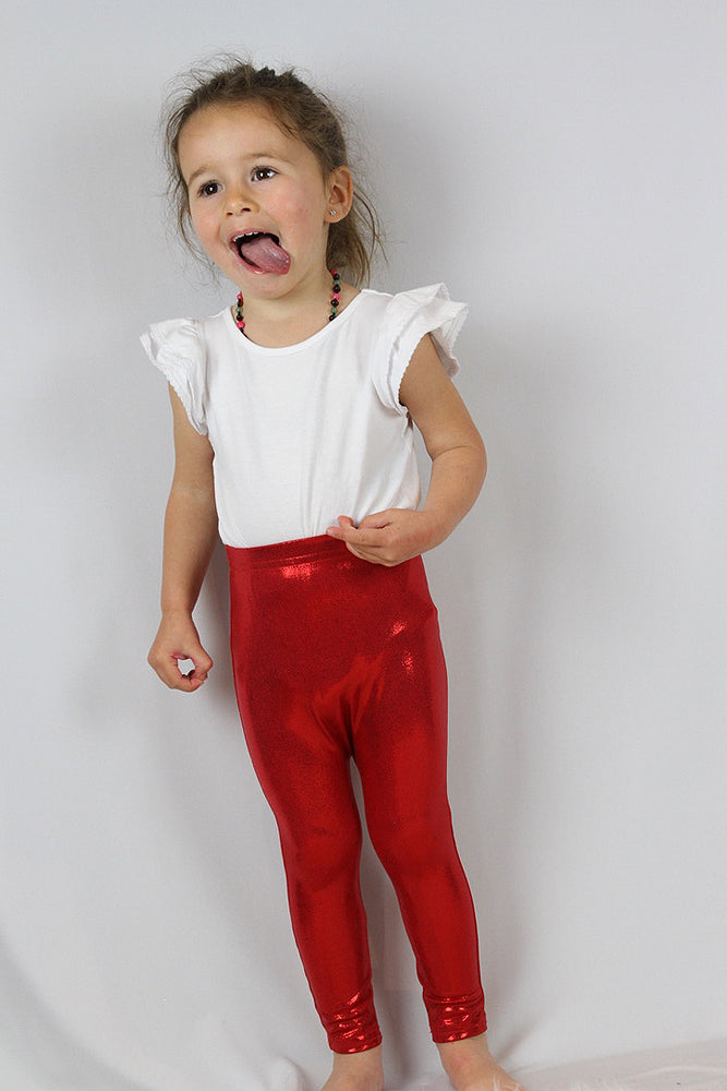 Red Sparkle Baby Leggings | Tights – Rarr Designs