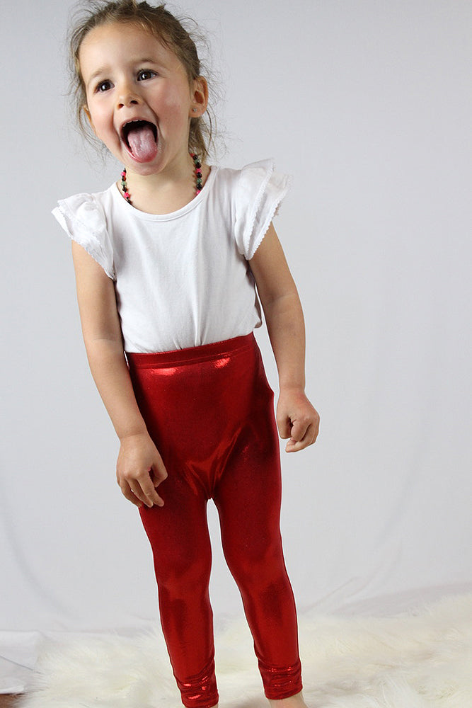 Red Sparkle Baby Leggings | Tights – Rarr Designs