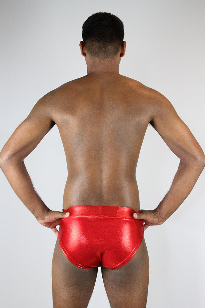 Red Sparkle Pole Brief Mens Polewear – Rarr Designs