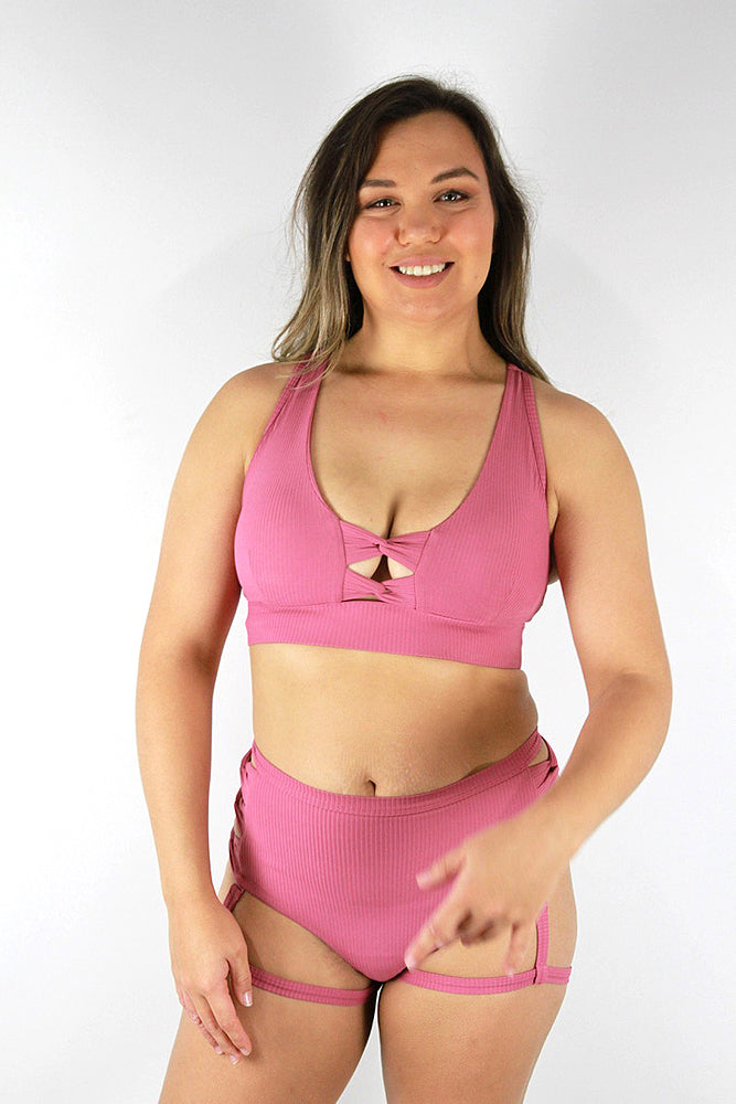 Sasha Sports Bra β Dusty Pink β Rarr Designs