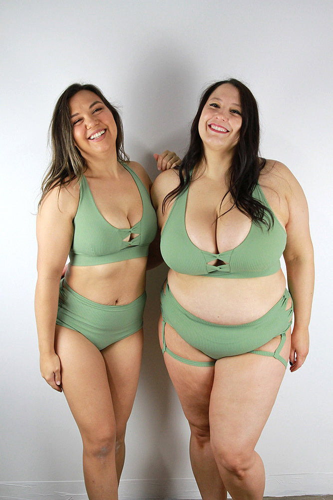 Sasha Sports Bra – Sage Green – Rarr Designs