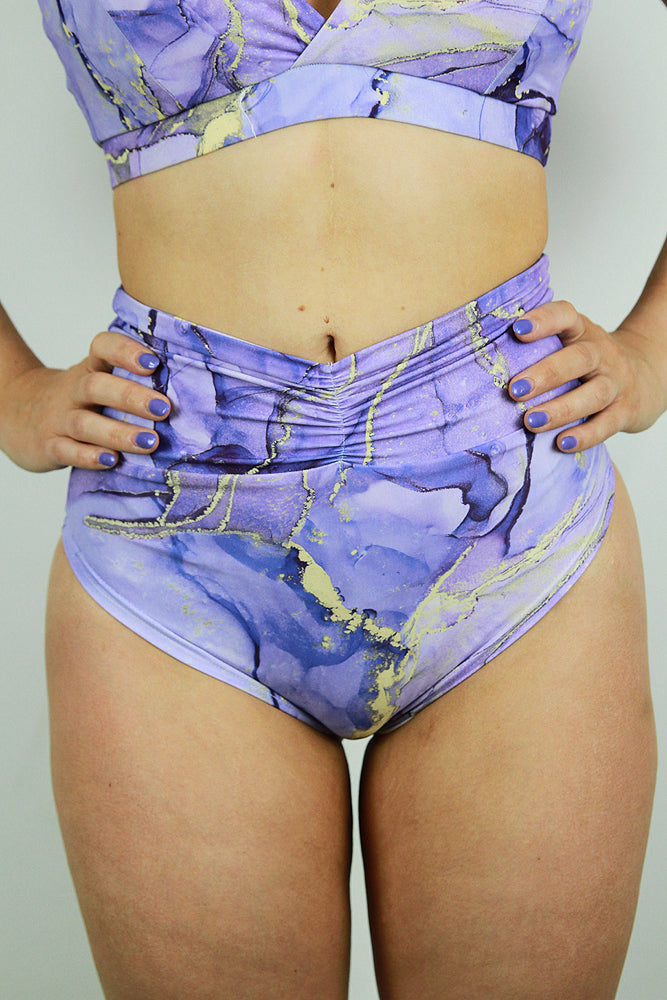 Celestial SUPER High Waist Short – GRAPE – Rarr Designs