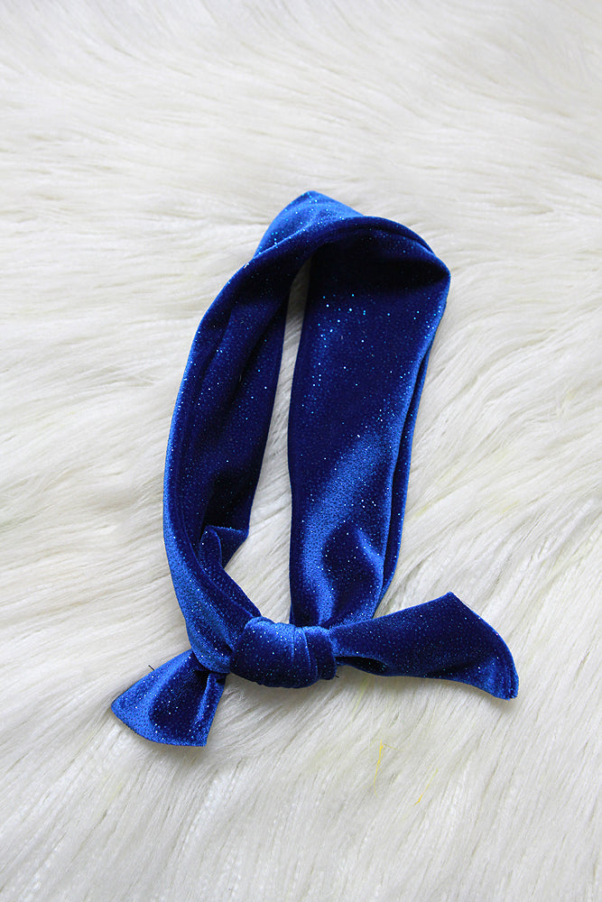 Velvet Sparkle Headband Royal Blue – Rarr Designs