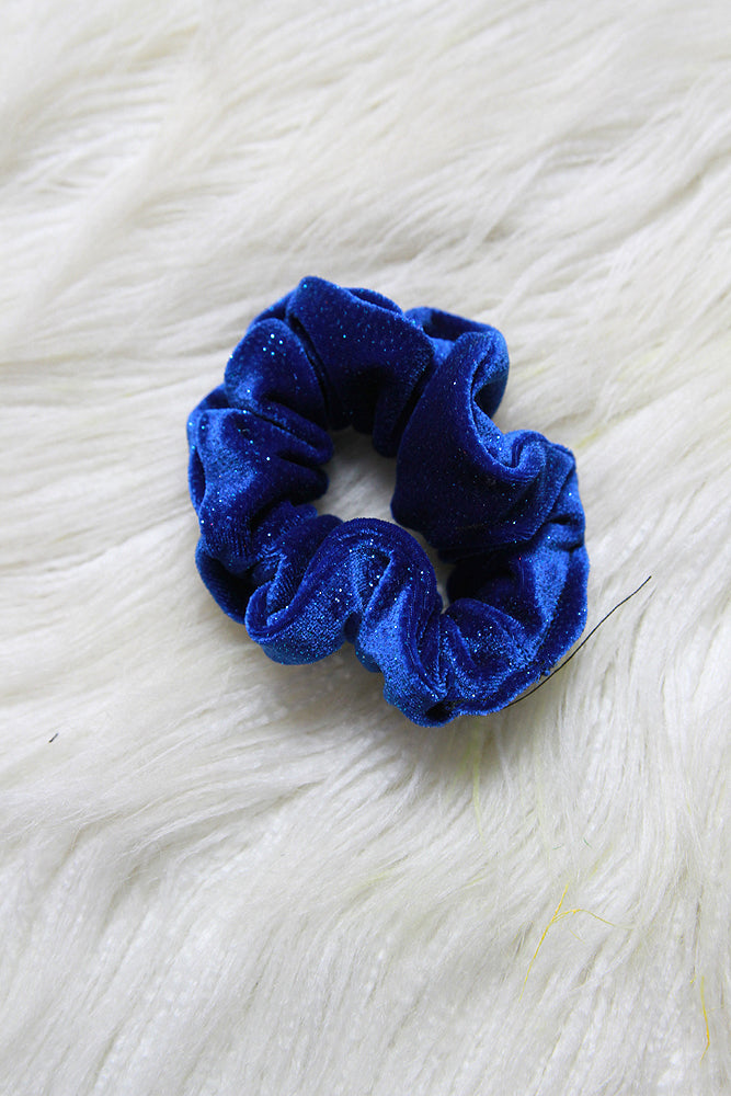 Velvet Sparkle Scrunchie Royal Blue – Rarr Designs