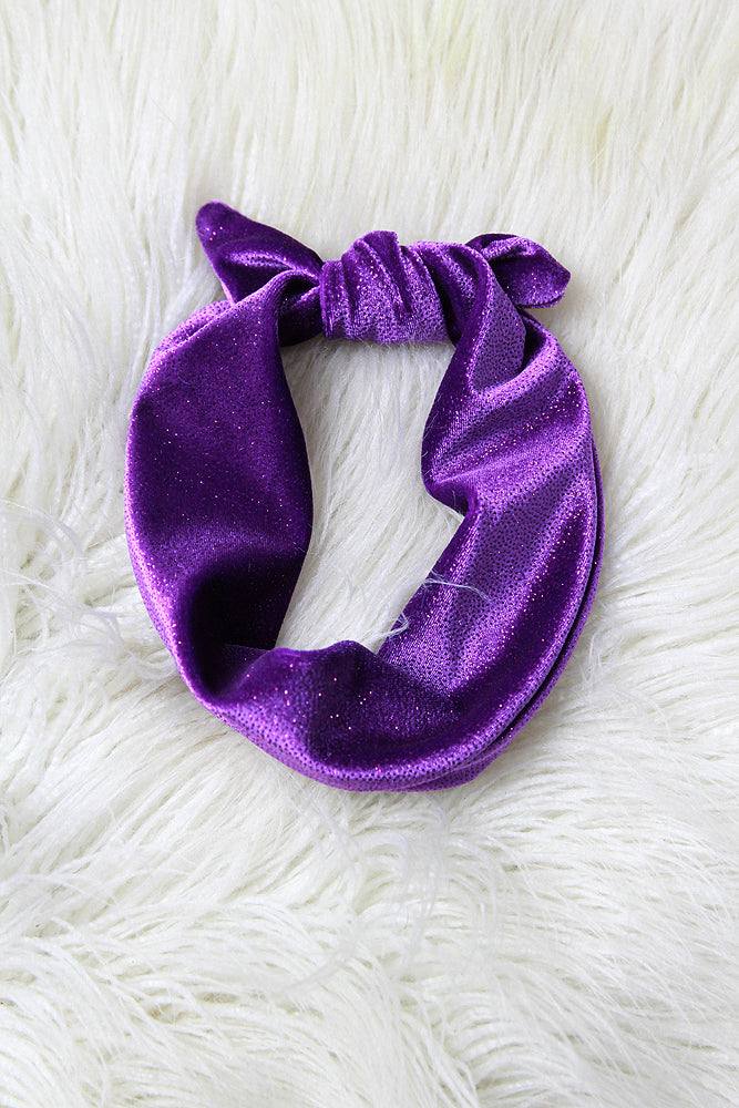 Velvet Sparkle Headband Purple – Rarr Designs
