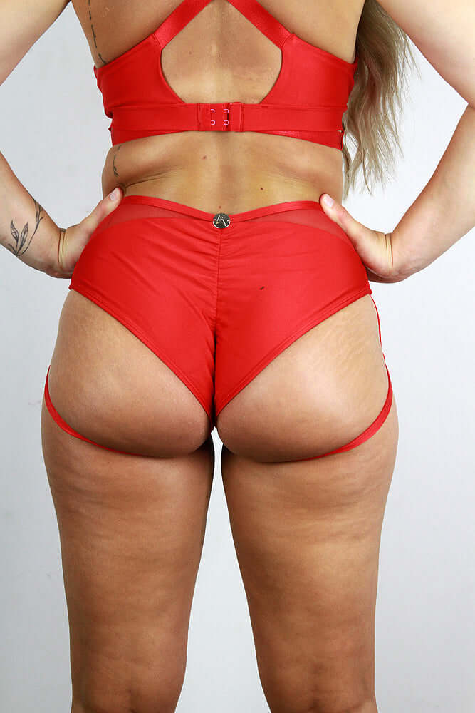 Rarr Designs pole shorts | scrunch bum pole shorts | pole wear for curves Australia